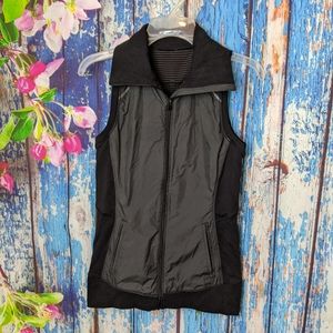 Lululemon athletica black vest size 6